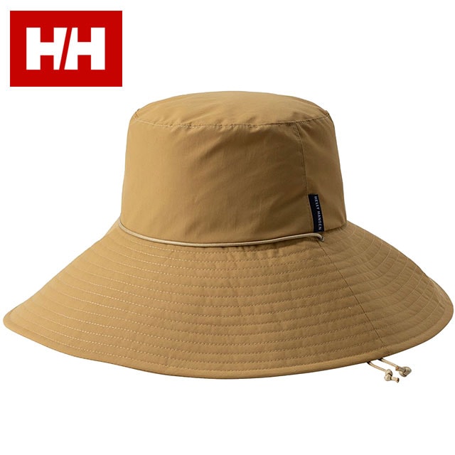 ヘリーハンセン HELLY HANSEN レディース ビーチフレアハット [HC92623-MW SS26] Beach Flare Hat 帽子 日よけ UVプロテクト ブラウン マリンウッド