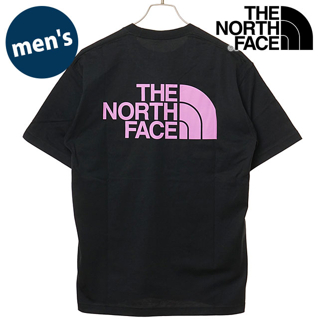 ザ・ノース・フェイス THE NORTH FACE Tシャツ メンズ ショートスリーブフラッシュドライカラースキームコットンティー [NT32548-K3 SS26] S/S FD Color Scheme Cotton Tee 半袖 吸水速乾 バックプリント 黒 ブラック3 【メール便配送】