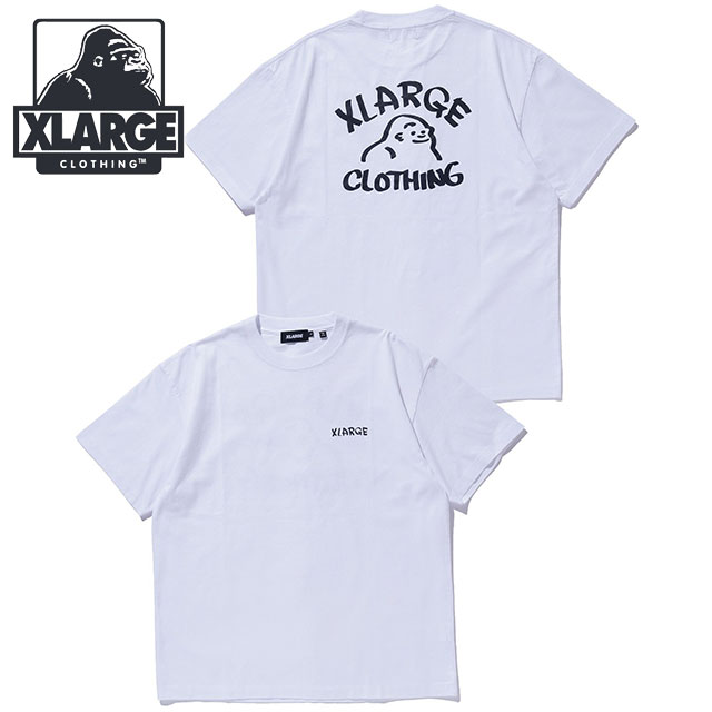 エクストララージ XLARGE メンズ ドローイング OG ショートスリーブTシャツ [101262011045 SS26] DRAWING OG S/S TEE 半袖 白 WHITE 【メール便配送】