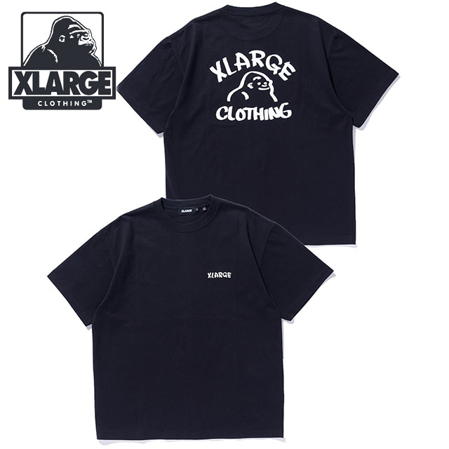 エクストララージ XLARGE メンズ ドローイング OG ショートスリーブTシャツ [101262011045 SS26] DRAWING OG S/S TEE 半袖 黒 BLACK 【メール便配送】