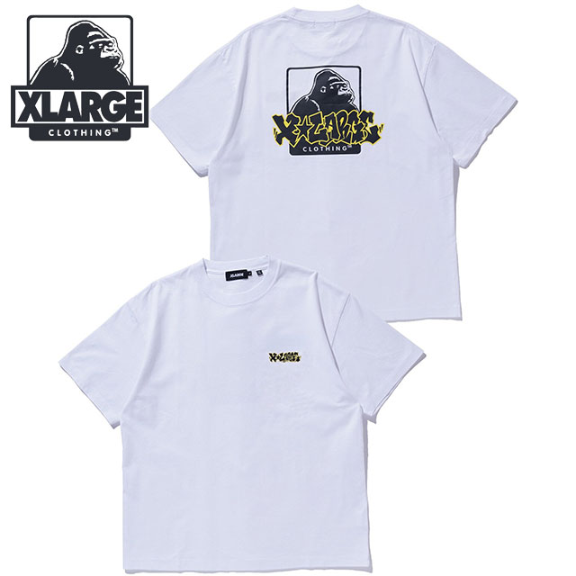 エクストララージ XLARGE メンズ グラフィティ OG ショートスリーブTシャツ [101262011046 SS26] GRAFFITI OG S/S TEE 半袖 白 WHITE 【メール便配送】