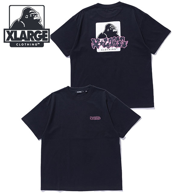 エクストララージ XLARGE メンズ グラフィティ OG ショートスリーブTシャツ [101262011046 SS26] GRAFFITI OG S/S TEE 半袖 黒 BLACK 【メール便配送】