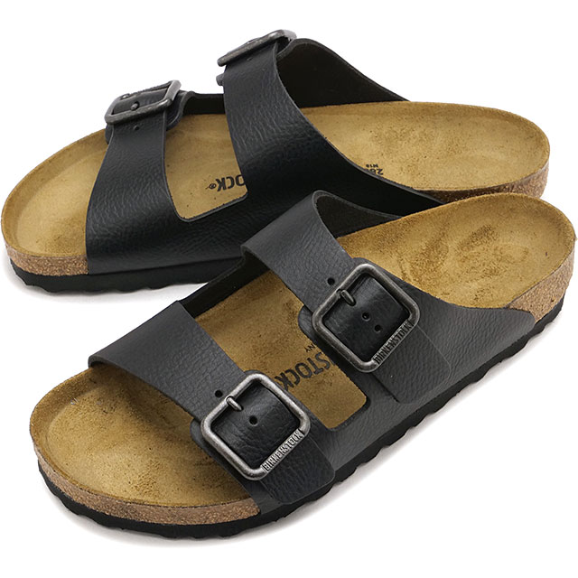 ビルケンシュトック BIRKENSTOCK サンダル メンズ アリゾナ ワイヤーバックル [1030675 SS26] ARIZONA WIRE BUCKLEドイツ製 コンフォートサンダル 黒 VINTAGE-WOOD-BLACK | NATURAL-LEATHER