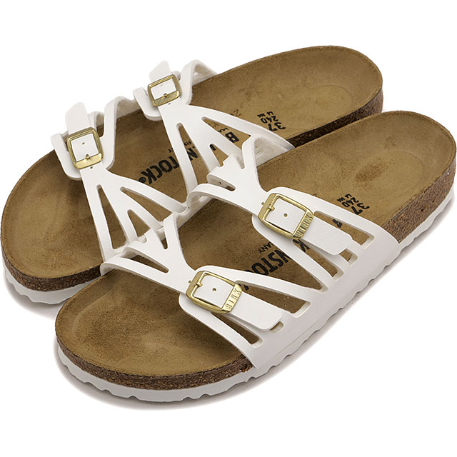 ビルケンシュトック BIRKENSTOCK サンダル レディース グラナダ [1031556 SS26] GRANADAドイツ製 コンフォートサンダル 白 WHITE | BIRKO-FLOR