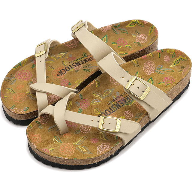ビルケンシュトック BIRKENSTOCK サンダル レディース マヤリ [1031692 SS26] MAYARI PRINTED FOOTBEDドイツ製 コンフォートサンダル ベージュ SANDCASTLE | BIRKO-FLOR