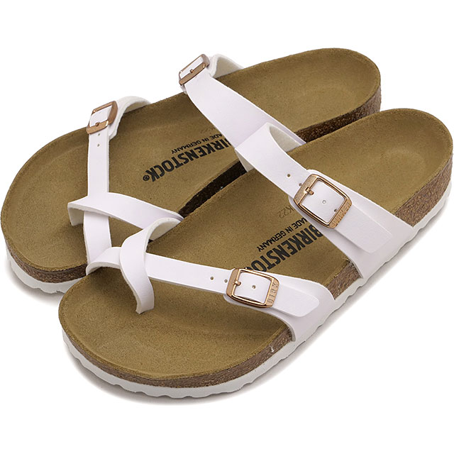 ビルケンシュトック BIRKENSTOCK サンダル レディース マヤリ [1014190 SS26] MAYARIドイツ製 コンフォートサンダル 白 WHITE | BIRKO-FLOR