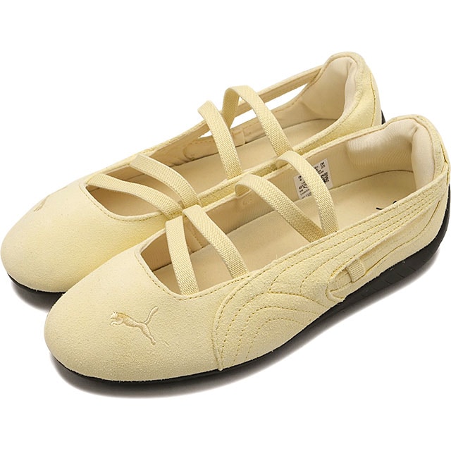 プーマ PUMA スニーカー レディース スピードキャット バレエ SD ウィメンズ [401287-15 SS26Q2] SPEEDCAT BALLET SD WNS薄底 バレエシューズ ベージュ Creamy-Vanilla