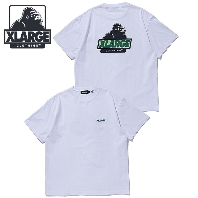 エクストララージ XLARGE メンズ スランテッドOG ショートスリーブTシャツ [101262011039 SU26] SLANTED OG S/S TEE 半袖 クルーネック 白 WHITE 【メール便配送】