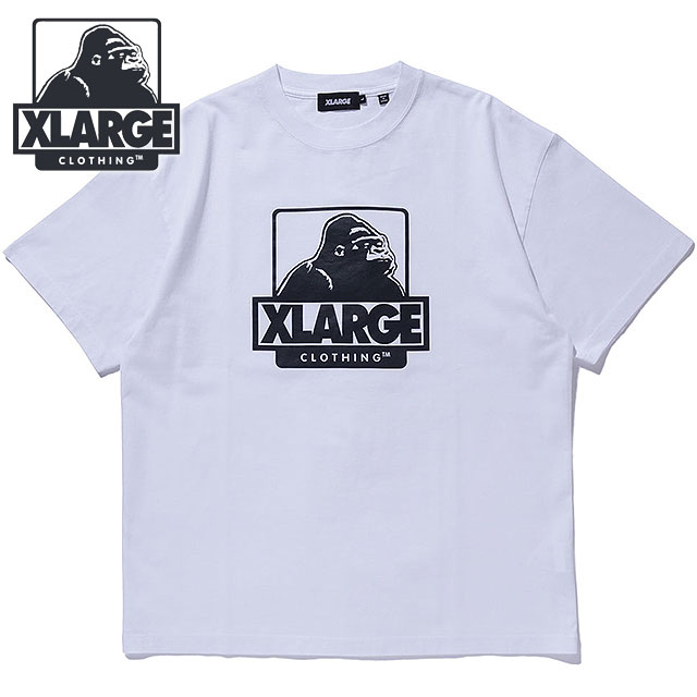 エクストララージ XLARGE メンズ OGボックス ショートスリーブTシャツ [101262011038 SU26] OG BOX S/S TEE 半袖 クルーネック 白 WHITE 【メール便配送】