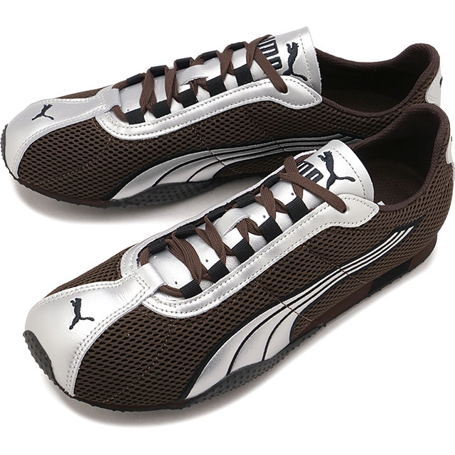 プーマ PUMA スニーカー Hストリート OG [403692-11 SS26Q2] H-STREET OG ユニセックスランニングシューズ 軽量 ブラウン CHOCOLATE-BROWN
