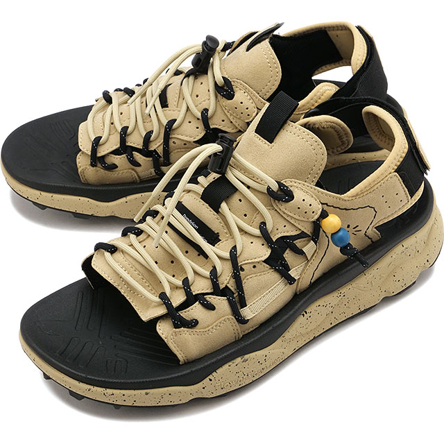 返品交換送料無料 フラワーマウンテン Flower MOUNTAIN サンダル プマプンク [FM97016 SS26] PUMA PUNKU ユニセックススポーツサンダル ベージュ Beige/Cream