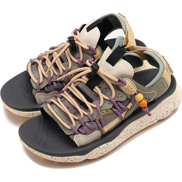 返品交換送料無料 フラワーマウンテン Flower MOUNTAIN サンダル レディース プマプンク [FM97017 SS26] PUMA PUNKUスポーツサンダル グレー Gray/Iron