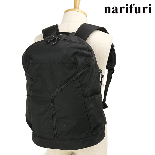 ナリフリ narifuri 20～25L ハテナリュック [NF8035-001 FW26] ユニセックスデイパック バックパック 黒 BLACK
