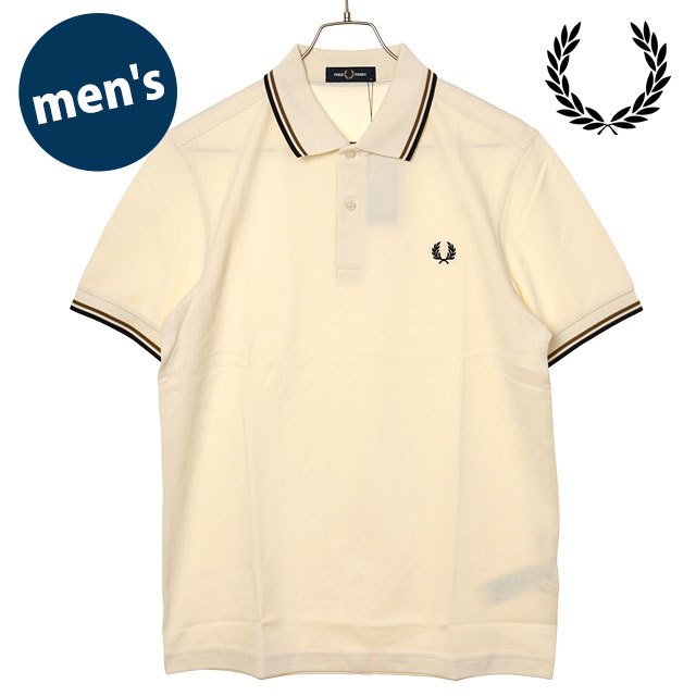 フレッドペリー FRED PERRY ポロシャツ メンズ ツインティップド