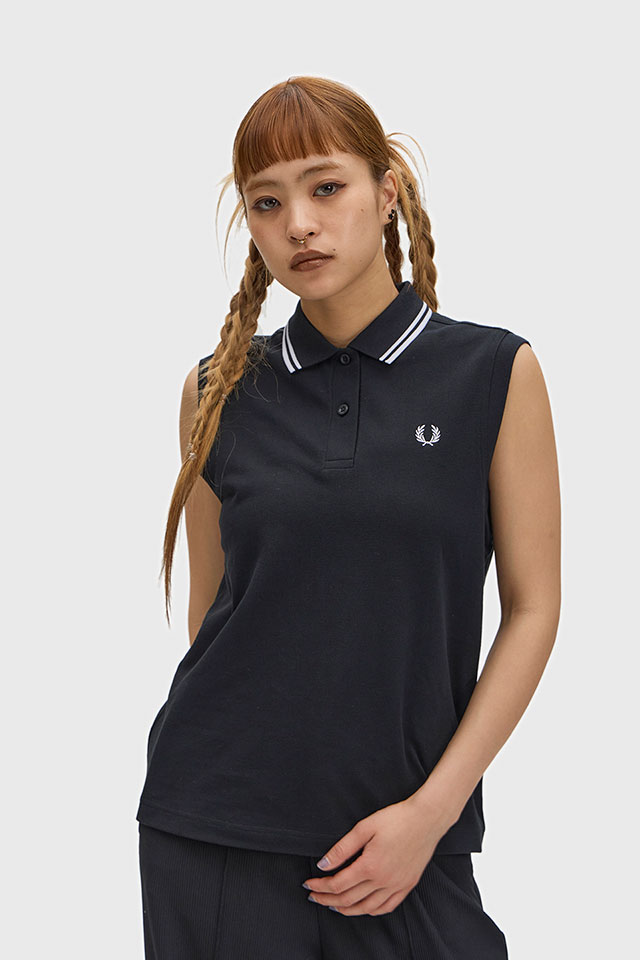 フレッドペリー FRED PERRY タンクトップ レディース スリーブレス