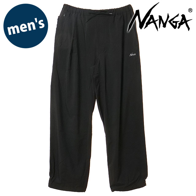 ナンガ NANGA メンズ PLC エクスカーションパンツ [N2500-1D404A SS26] PLC EXCURSION PANTS 長ズボン イージーパンツ 黒 BLK