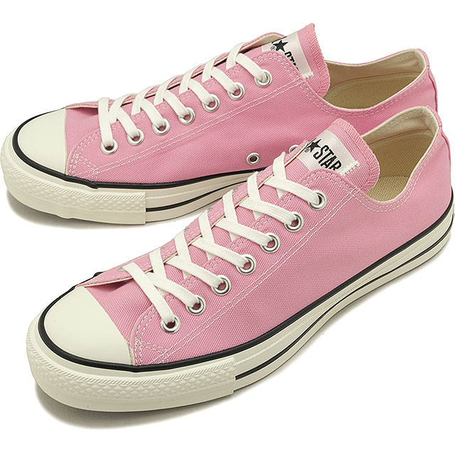 コンバース CONVERSE スニーカー キャンバス オールスター J ローカット [31318310 SS26Q2] CANVAS ALL STAR J OX ユニセックスシューズ 日本製 ピンク FONDANT-PINK