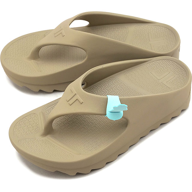 テリック TELIC リカバリーサンダル ダブルフリップシャーク [SS26] W-FLIP SHARK ユニセックス厚底 トング型 極厚ソール ビーチサンダル 疲労回復 ブラウン コルクブラウン