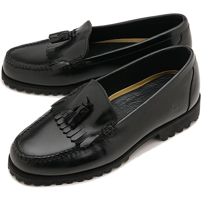 ティンバーランド Timberland メンズ ローファーシューズ [A2MSC-W02 SS26] LOAFER SHOE ラッセルローファー デッキシューズ ブラック BLACK-FULL-GRAIN