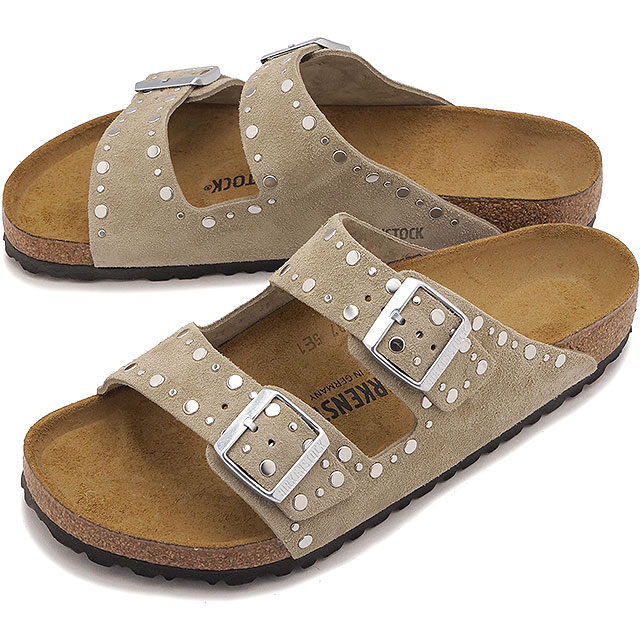 ビルケンシュトック BIRKENSTOCK サンダル メンズ アリゾナ リベット [1029361 SS26] ARIZONA RIVETドイツ製 コンフォートサンダル ベージュ TAUPE | SUEDE-LEATHER