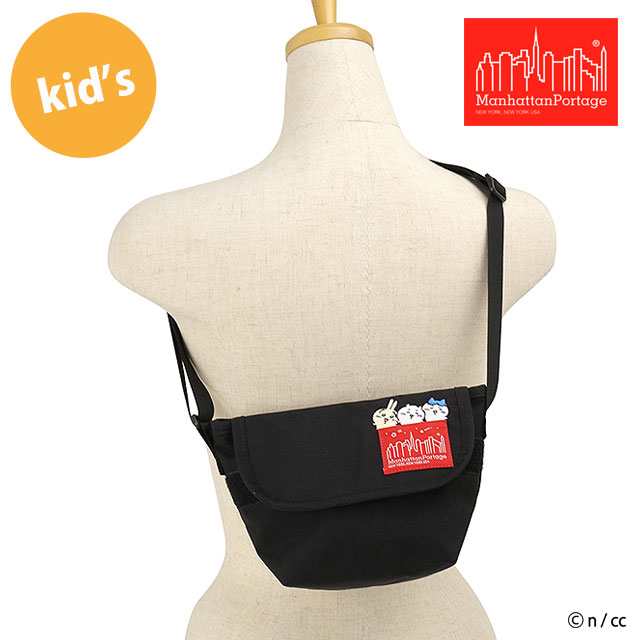マンハッタンポーテージ Manhattan Portage ちいかわ メッセンジャーバッグ [MP1602CKW26 FW26] NYLON MESSENGER BAG(XXXS) 500D CORDURA CKW26 ショルダーバッグ 斜め掛け 軽量 小さめ ブラック Black