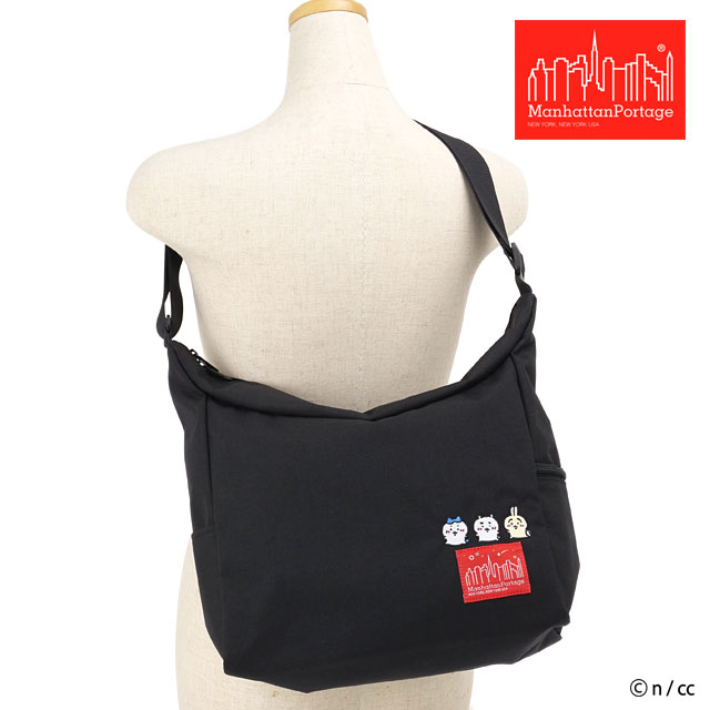 マンハッタンポーテージ Manhattan Portage ちいかわ ショルダーバッグ [MP6041CKW26 FW26] BED-STUY SHOULDER BAG 500D CORDURA CKW26 斜めがけ コーデュラナイロン ブラック Black