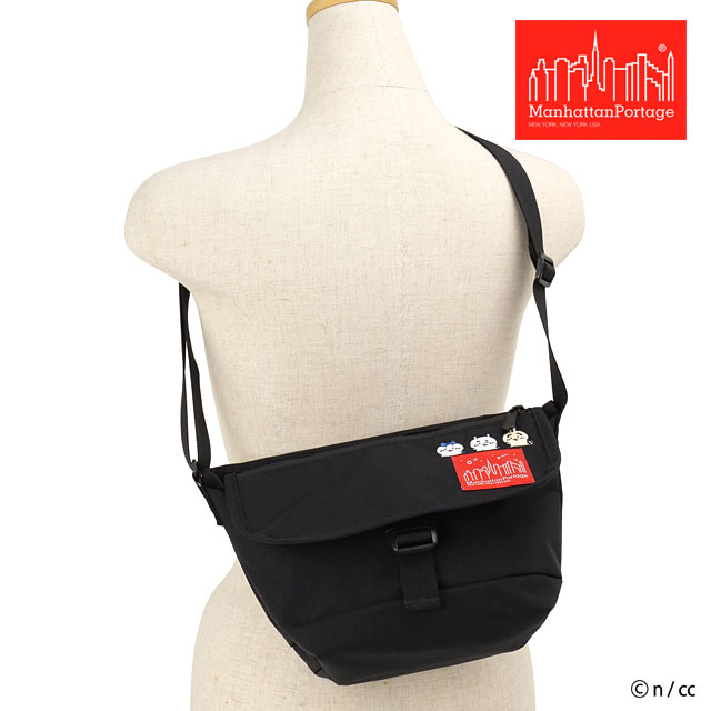 マンハッタンポーテージ Manhattan Portage ちいかわ メッセンジャーバッグ [MP1603FZPCKW26 FW26] NYLON MESSENGER BAG(XXS) FZP 500D CORDURA CKW26 ショルダーバッグ 斜め掛け 軽量 小さめ ブラック Black
