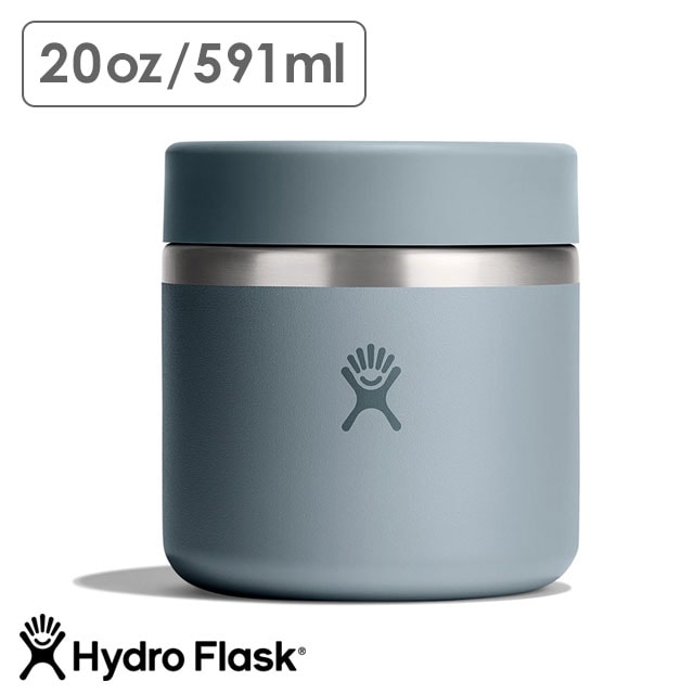 ハイドロフラスク Hydro Flask フード ジャー 591ml [8900580177261 SS26] FOOD 20oz FOOD JAR ステンレスボトル 保温 保冷 グレー ShaleGray