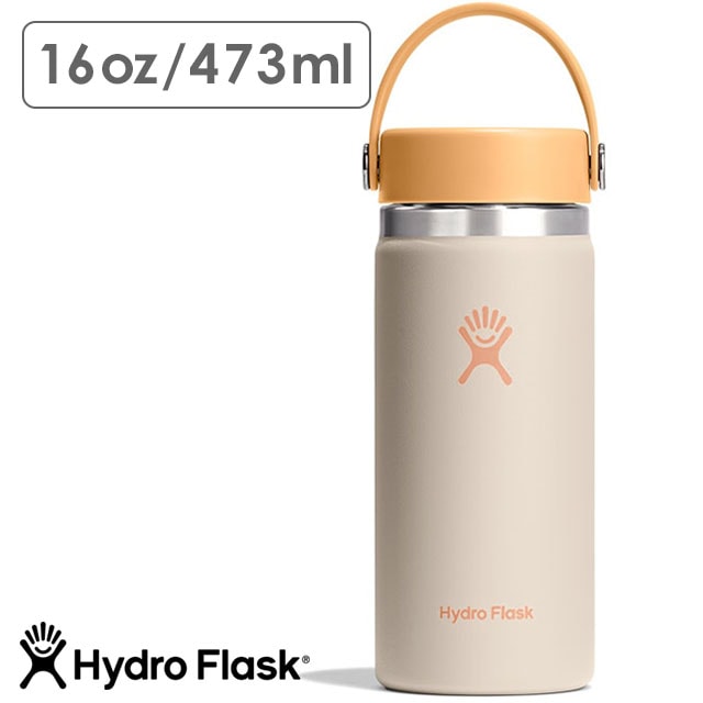 日本限定モデル ハイドロフラスク Hydro Flask 趣 ハイドレーション ワイドマウス 473ml 芥子 [8902630216261 SS26SPOT] OMOMUKI 16oz WIDE MOUTH ステンレスボトル 水筒 保温 保冷 イエロー Karashi