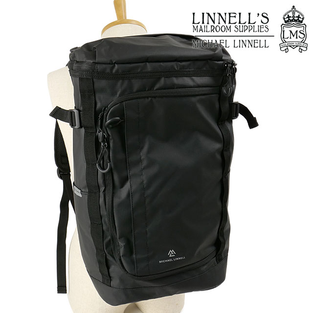 マイケルリンネル MICHAEL LINNELL ボックスバックパック [MLAC-32 SS24] 31L BOX BACKPACK メンズ・レディースリュック デイパック 通勤通学 Black
