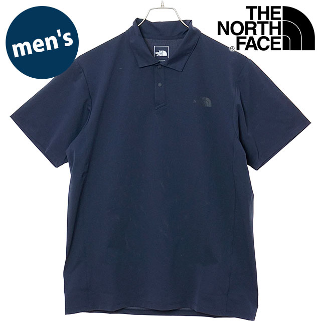 ザ・ノース・フェイス THE NORTH FACE ショートスリーブテックポロ [NT22598-UN SS25] S/S Tech Polo メンズ TNF 半袖ポロシャツ 抗菌防臭 アーバンネイビー 【メール便配送】