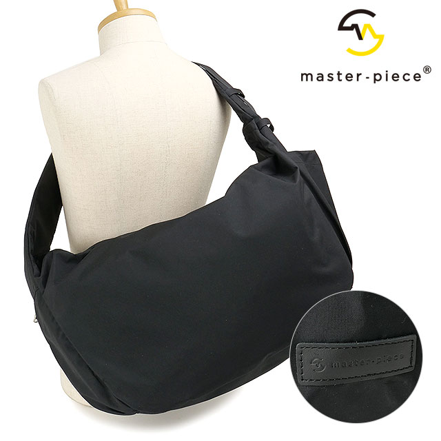 マスターピース master-piece アーク ショルダーバッグ [224060 SS25] 24L Ark SHOULDER BAG メンズ・レディース日本製 ボディバッグ ワンショルダー BLACK