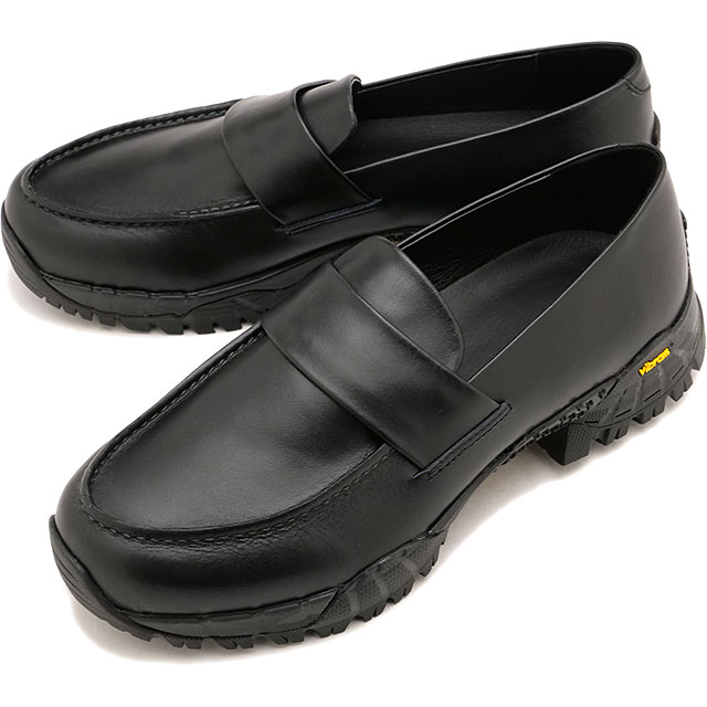 返品交換送料無料 ヨーク YOAK ノマドローファー [FW25] NOMAD LOAFER メンズ日本製 防水レザー ビブラムソール BLACK