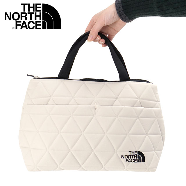 ザ・ノース・フェイス THE NORTH FACE ジオフェイスボックストート [NM32355-FI SS26] 7L Geoface Box Tote 手持ちトートバッグ ライトベージュ フォッシルアイボリー