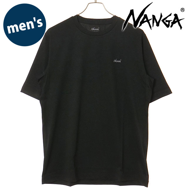 ナンガ NANGA メンズ エアーフレックス ラッシュガードTシャツ [N2610-1M154A SS26] AirFlex RASH GUARD TEE 半袖 黒 BLK 【メール便配送】