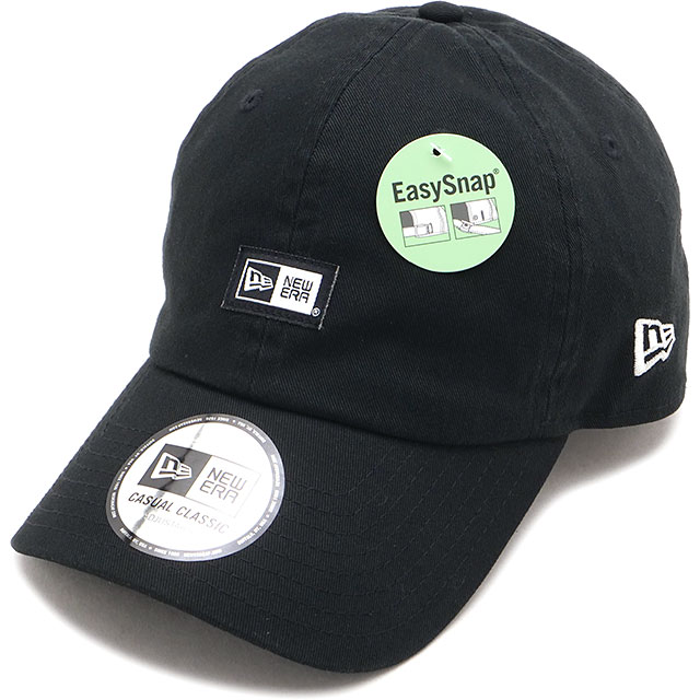 ニューエラ キャップ NEW ERA CAP カジュアルクラシック ボックスロゴ ウーブンパッチ [14744743 SS26] Casual Classic BOX LOGO WPATCH MINI 帽子 サイズ調整可能 ブラック