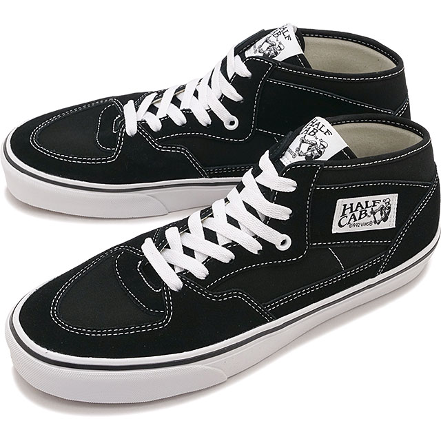 バンズ VANS スニーカー メンズ ハーフキャブ デコン [VN000EAT6BT FW26] Half Cab Deconミッドカットシューズ 黒 BLACK/TRUE-WHITE