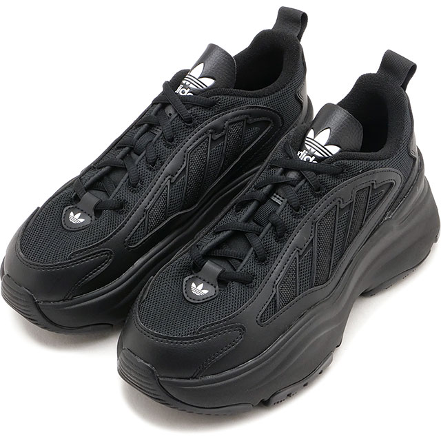 アディダス オリジナルス adidas Originals スニーカー レディース オズガイア ウィメンズ [IG6045 SS26] OZGAIA W ローカット 厚底 黒 コアブラック/コアブラック/フットウェアホワイト