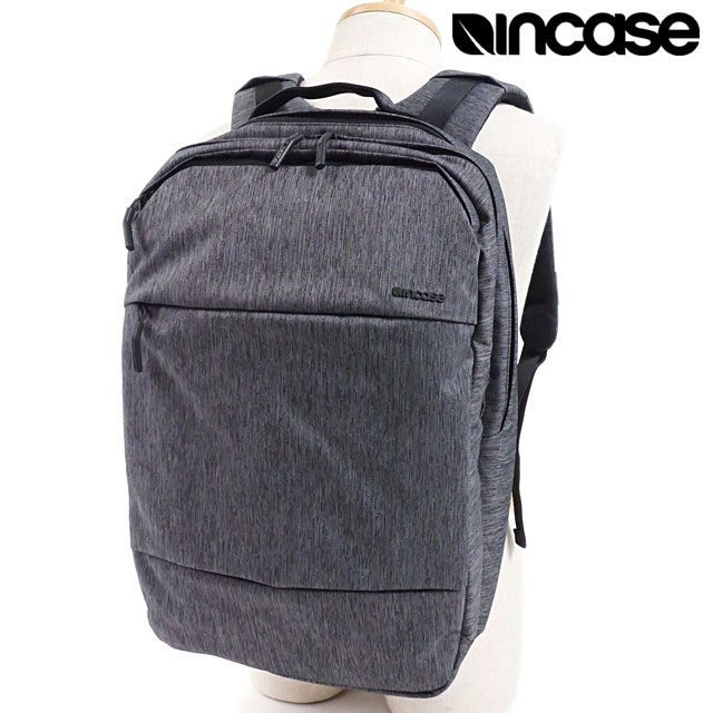 インケース Incase リュックサック シティバックパック [37171077] 24L City Backpack ユニセックスデイパック ビジネスバッグ 通勤 MacBook16インチ対応 グレー Heather-Black