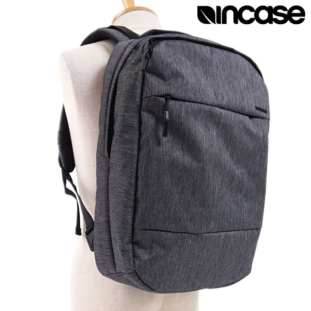 インケース Incase リュックサック シティコンパクトバックパック [37171080] 19L City Compact Backpack ユニセックスデイパック ビジネスバッグ 通勤 MacBook16インチ対応 グレー Heather-Black