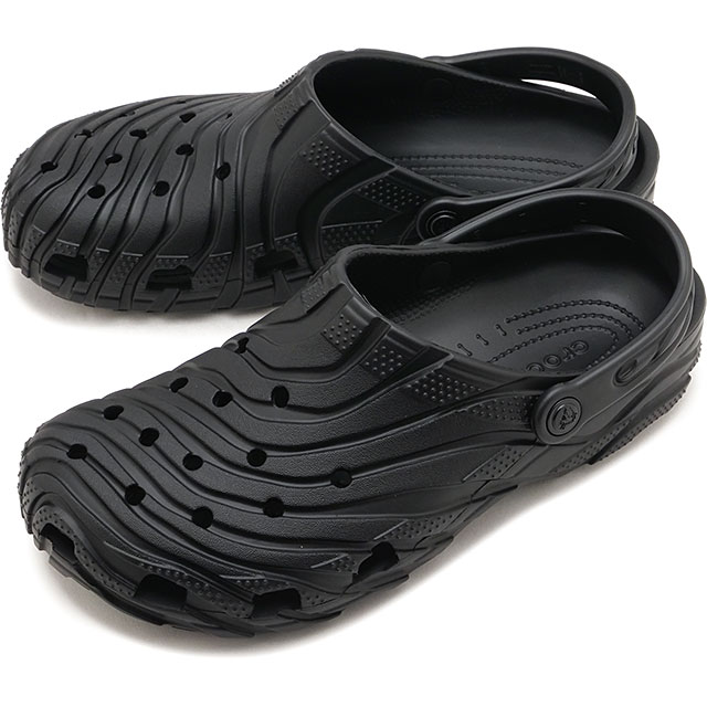 クロックス crocs サンダル メンズ クラシック イロージョン クロッグ [213440-001 FW26] Classic Erosion Clogスライドサンダル 黒 Black