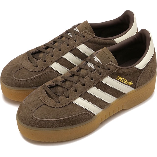 アディダス オリジナルス adidas Originals スニーカー レディース ハンドボール スペツィアル ボールド ウィメンズ [IH9191 FW26] HANDBALL SPEZIAL BOLD W ローカット 厚底 フェミニン トレンド 人気 アースストレータ/オフホワイト/ガム