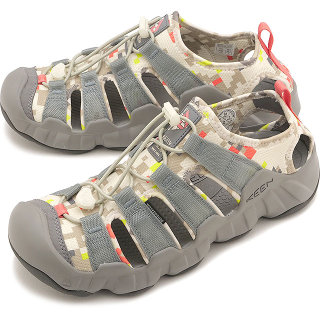 返品交換送料無料 キーン KEEN サンダル メンズ ハイパーポート エイチツー フジロックフェスティバル 2026 [1032629 FW26] M HYPERPORT H2 FUJI ROCK FESTIVAL'26アウトドア フェス ウォーターシューズ コラボ グレー×ベージュ MULTI/ABBEY-STONE