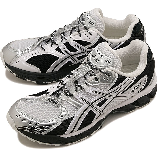 アシックス スポーツスタイル ASICS SportStyle スニーカー メンズ ゲル ニンバス10.1 [1203A543-113 FW26] GEL-NIMBUS 10.1 ユニセックスシューズ オールシーズン 春夏秋冬 ホワイト WHITE/PURE-SILVER