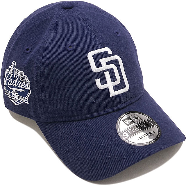 ニューエラ キャップ NEW ERA CAP サンディエゴ・パドレス [14745028 SS26] 9TWENTY SADPAD SIDE PATCH 帽子 MLB サイズ調整可能 ネイビー ライトネイビー