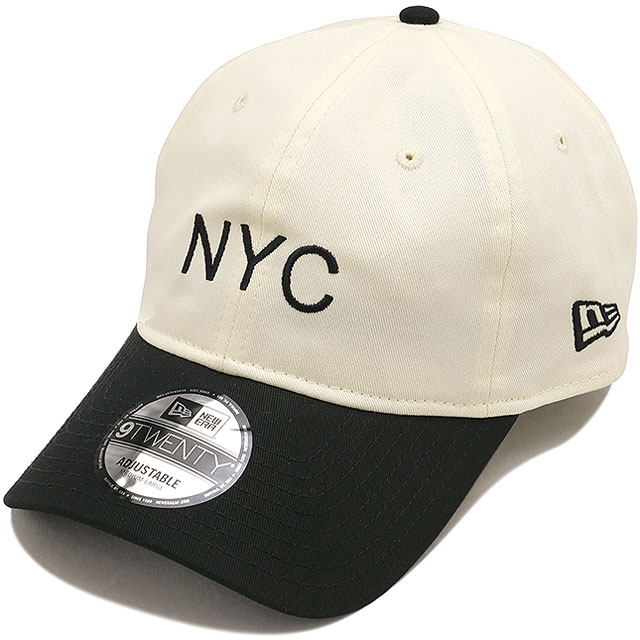 ニューエラ キャップ NEW ERA CAP ニューヨークシティ [14745040 SS26] 9TWENTY NYC 帽子 サイズ調整可能 ホワイト クローム/ブラック