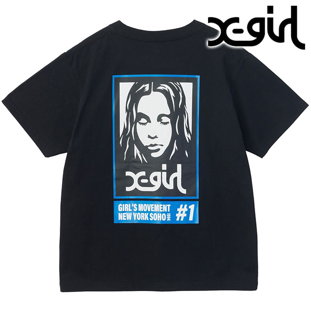 エックスガール X-girl レディース ミルズロゴ Tシャツ [105263011018