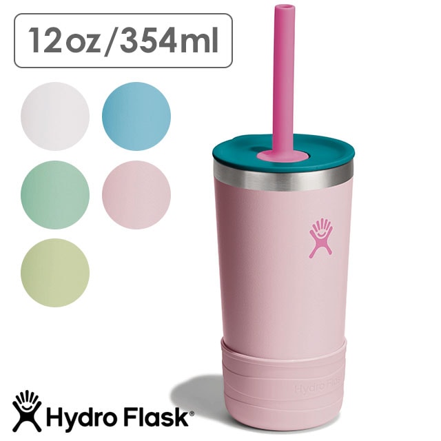 ハイドロフラスク Hydro Flask キッズ タンブラー ウィズ ストローリッド 354ml [8901770 SS26] 12oz KIDS TUMBLER WITH STRAW LID 男の子・女の子 レディース ステンレスボトル 水筒 保温 保冷