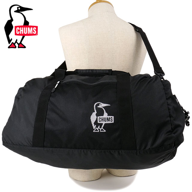 チャムス CHUMS イージーゴークラブジムダッフル [CH60-3519 FW26] 31L Easy-Go Club Gym Duffle ユニセックスボストンバッグ 旅行 トラベルバッグ 軽量 黒 Black