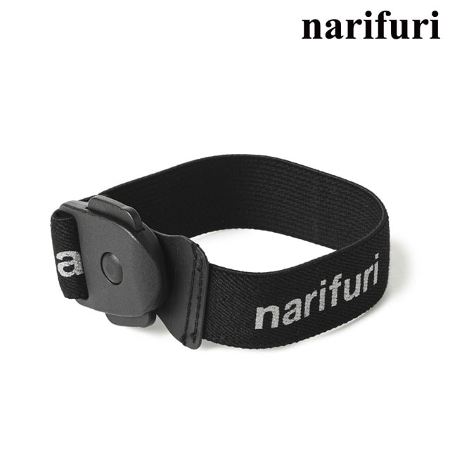 ナリフリ narifuri マルチバンド [NF9050-001 FW26] 小物 裾バンド サイクルバンド ワンタッチ着脱 黒 BLACK
